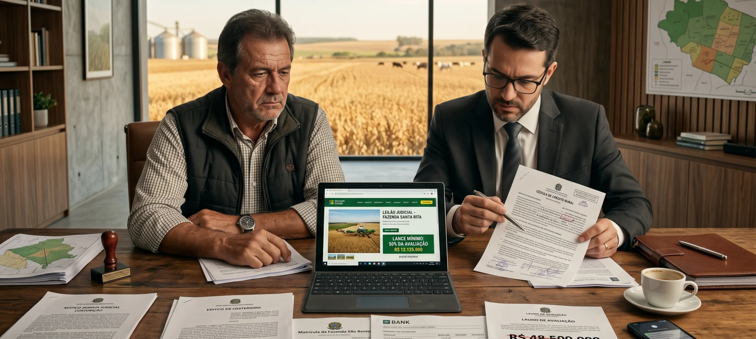 Execução de dívida rural e leilão de fazenda: como o produtor pode se defender